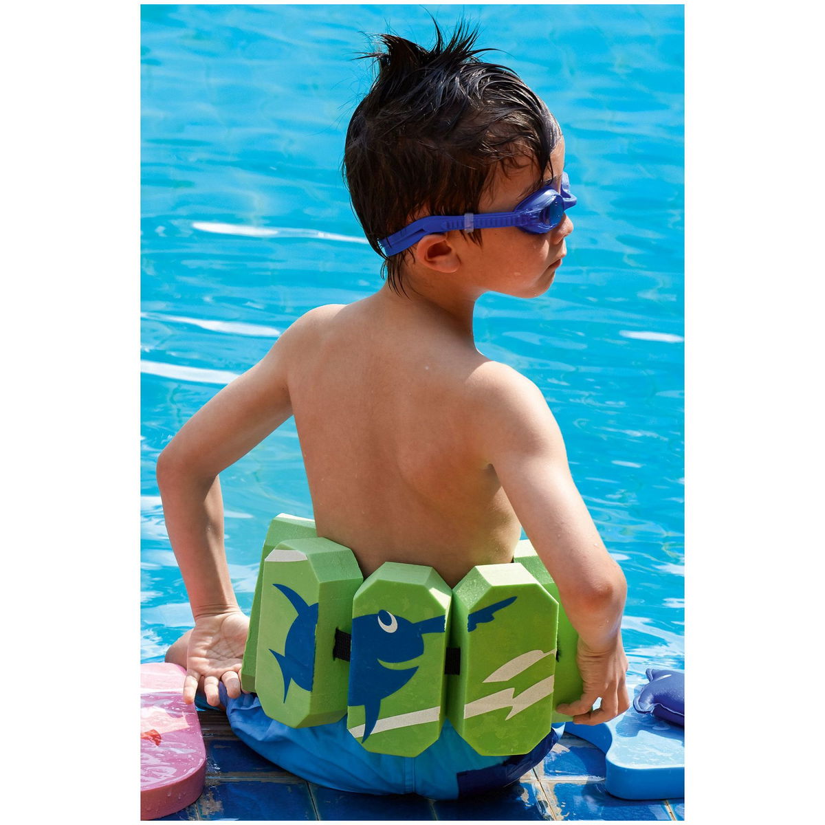 BECOBECO   Sealife Schwimmgürtel grün