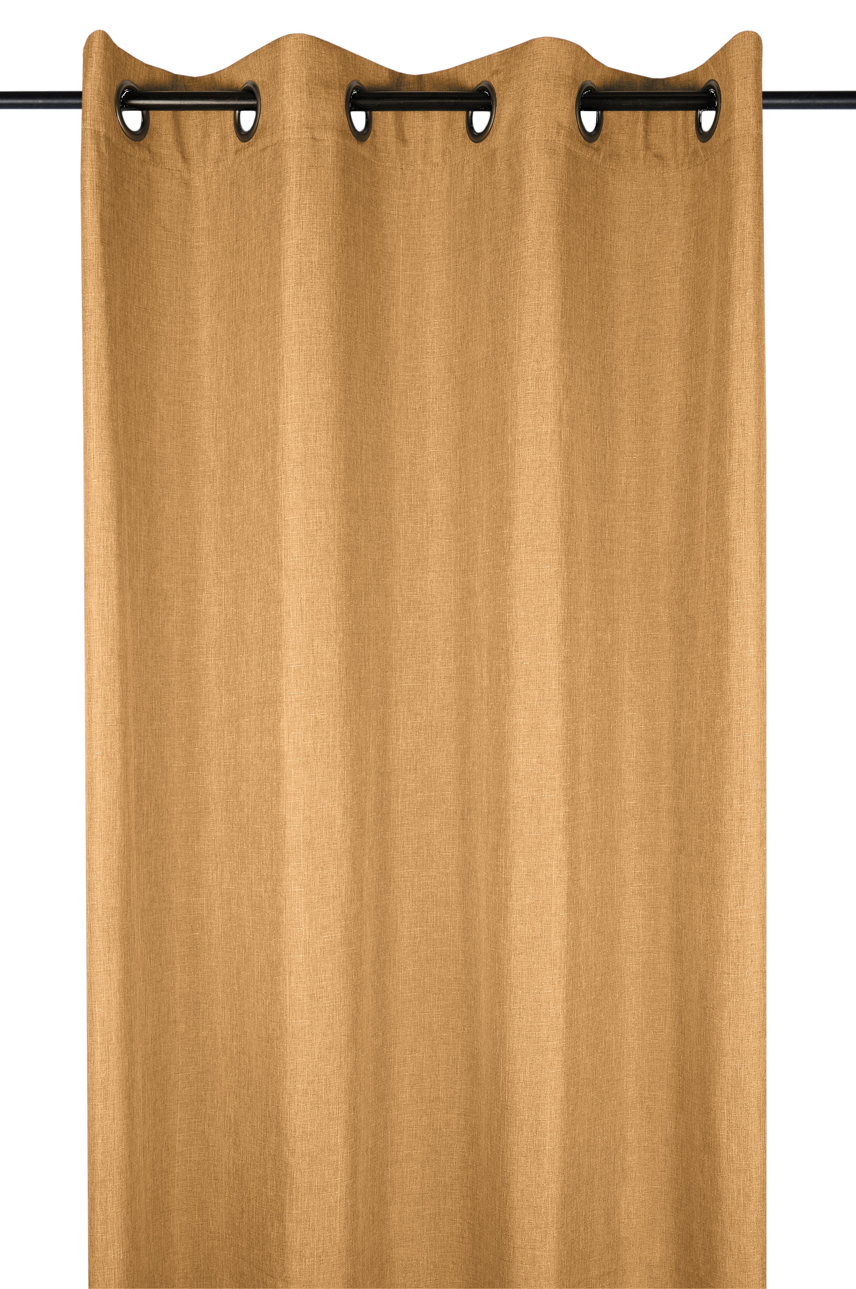 BEA RIDEAU OEILLETS 140X260CM CAMEL