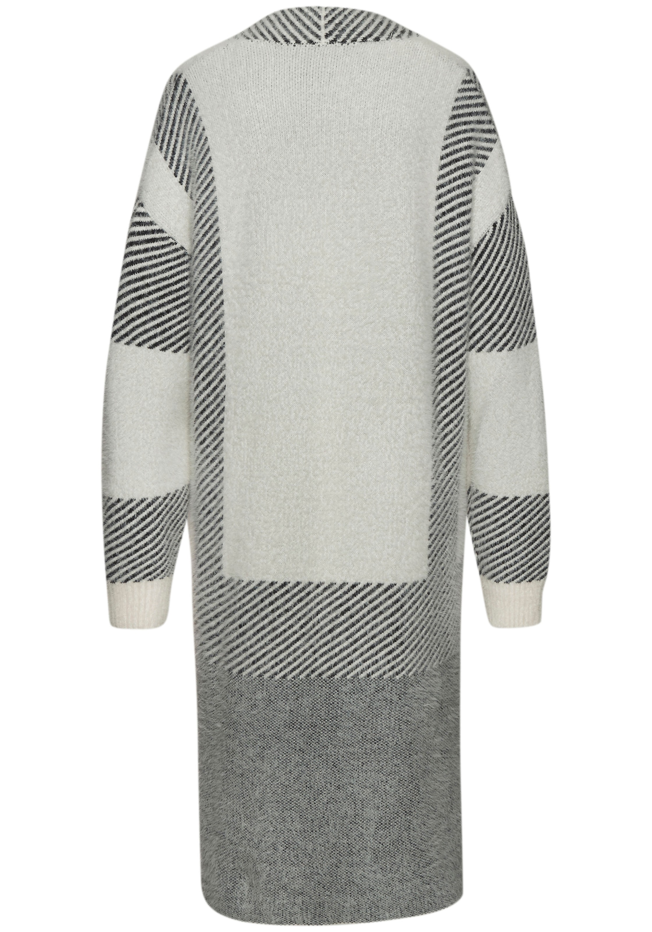 LASCANA Longstrickjacke , aus flauschigem Strick, Cardigan mit langen Ärmeln