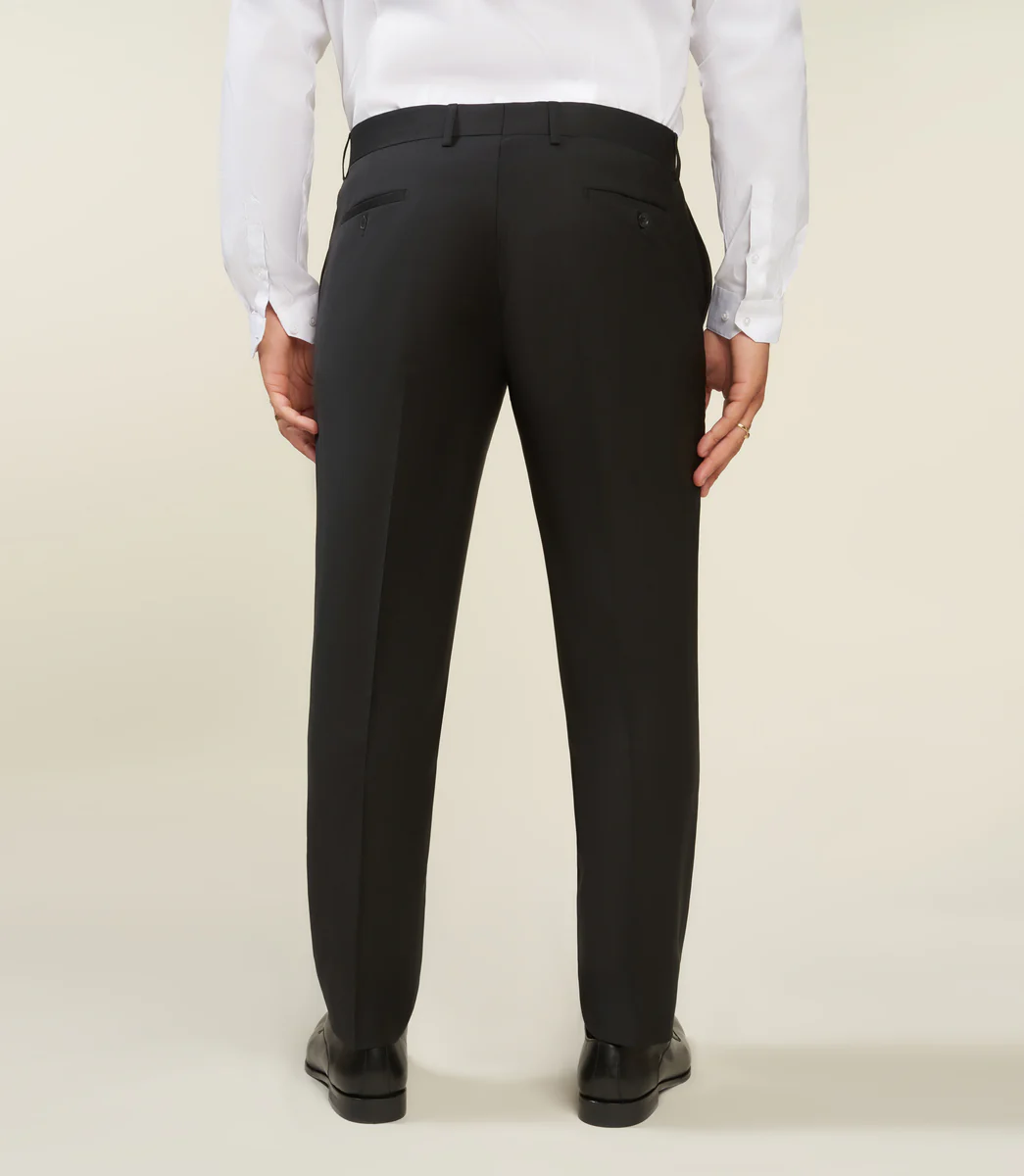 Pantalon ville en laine noir LIBREBT