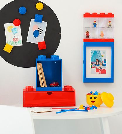 LEGO? Storage Opbevaringsskuffe - 8 Knopper - 31x15x9 - R?d