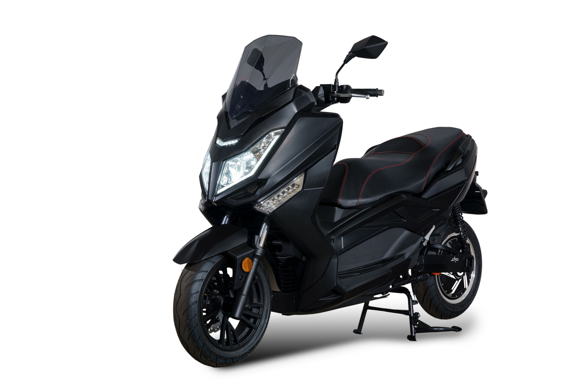 Stormborn Elektro-Motorrad ALEX R - 5kW Motor mit herausnehmbaren Akkus Mattschwarz