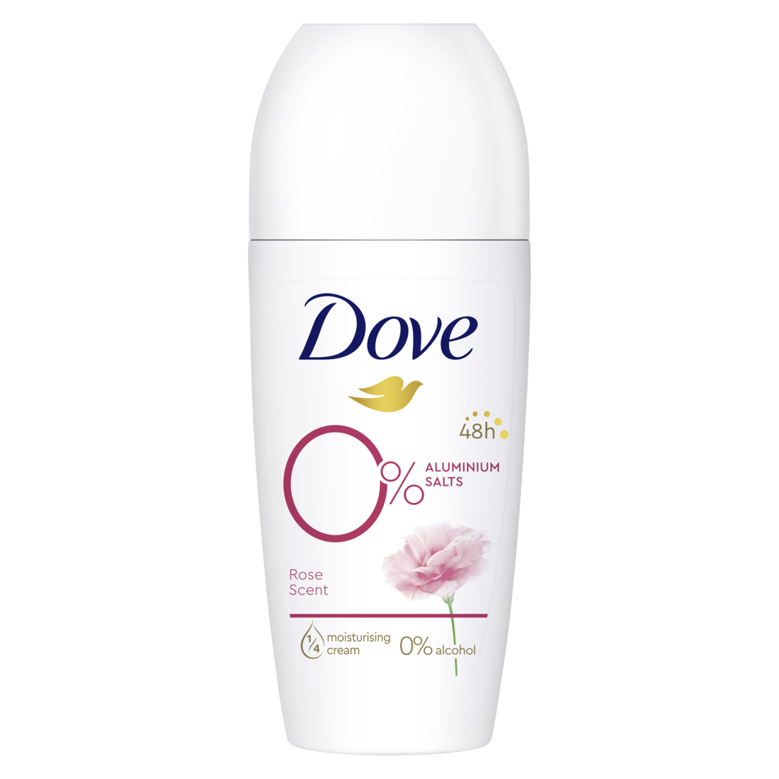 DOVE Deodorant Roll-on 0% Rosenduft Roll-on 50 ml