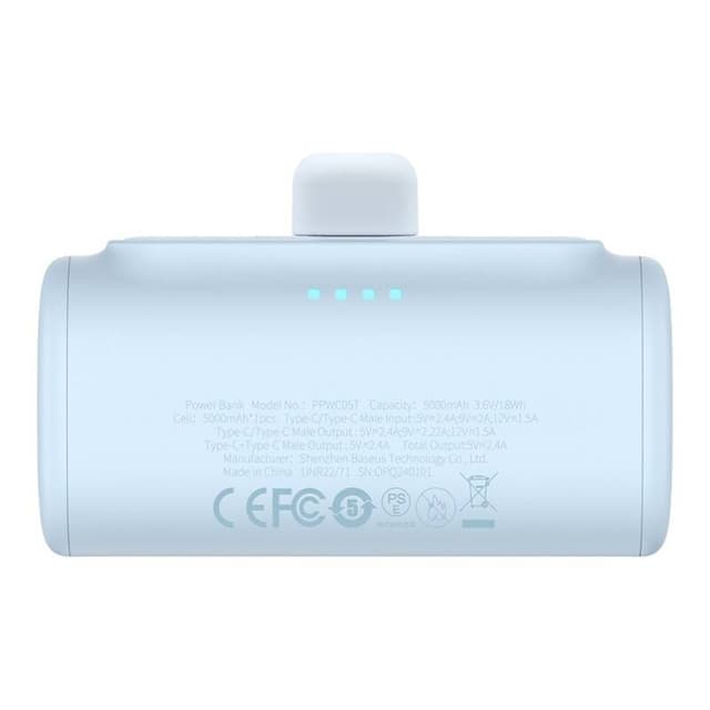 Powerbank baseus Compact USB-C 5000mAh, 20W (blå)