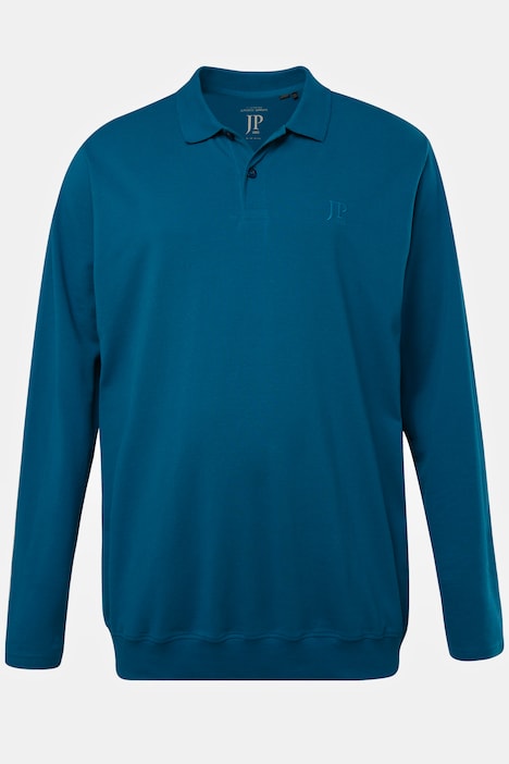 JP 1880 Poloshirt, Basic, Bauchfit, Langarm, Piqué, XXL bis 8 XL