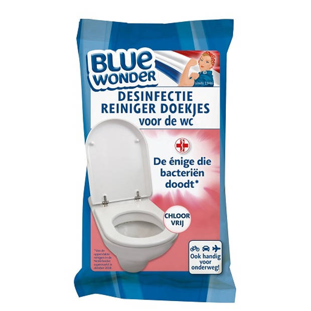 Blue Wonder Desinfectie Reiniger Doekjes 20st