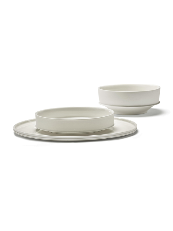 Serax Dune by Kelly Wearstler kom Ø21 set van 2 Alabaster