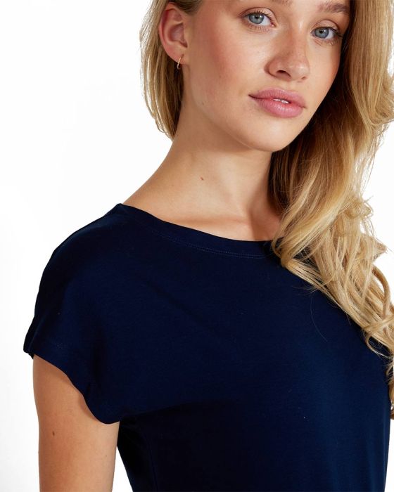 Asta Capsleeve Women damebluse