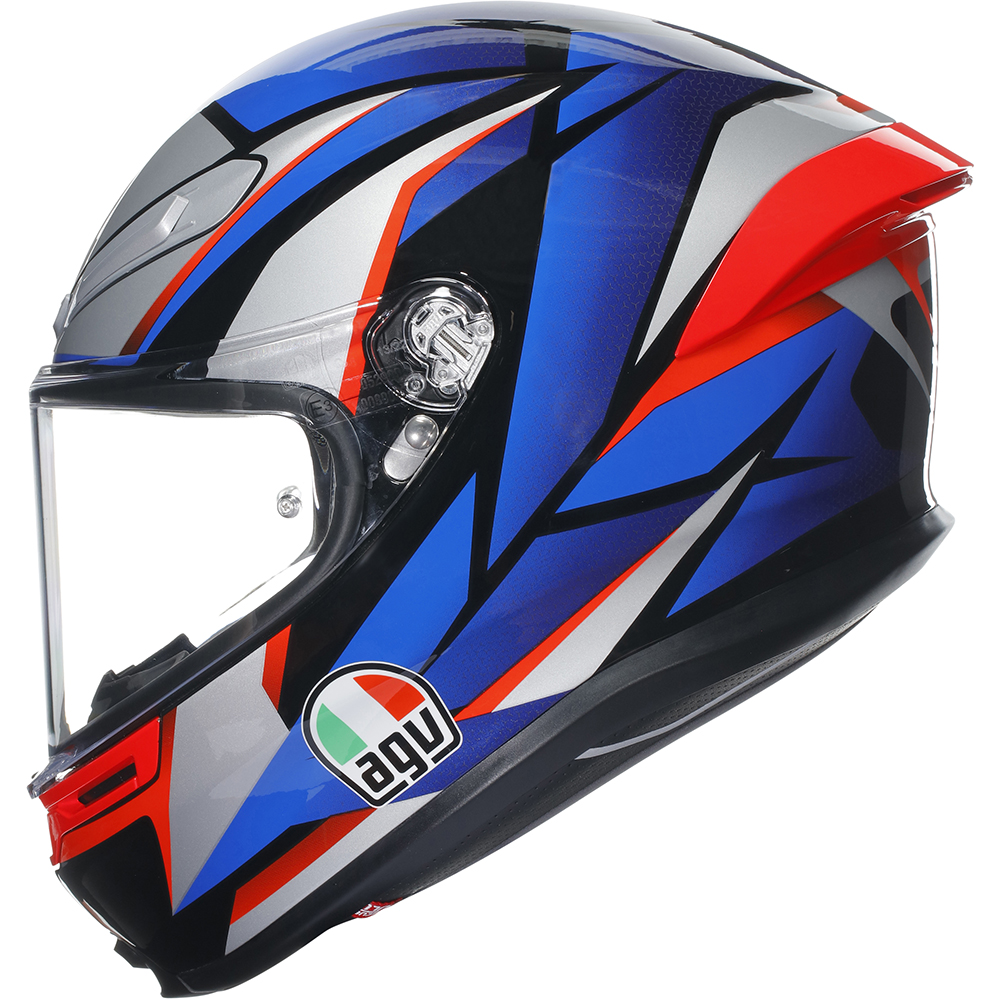 AGV - Casque K6 S Slashcut Gris / Bleu / Rouge / Noir
