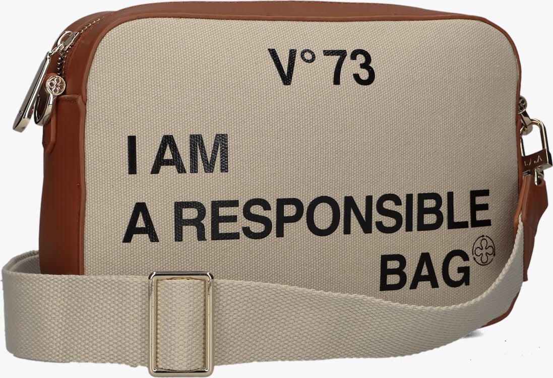 V73 beige v73 schoudertas responsibility bis camera bag