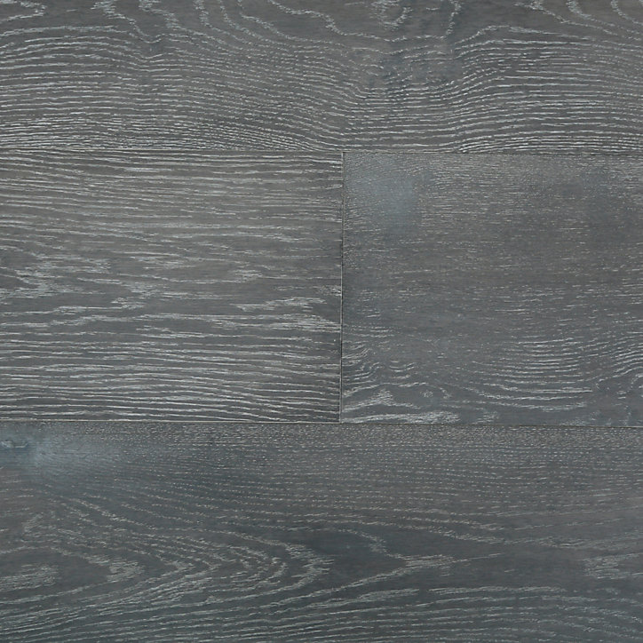 Parquet contrecollé clipsable Onshade XL en chêne huilé gris