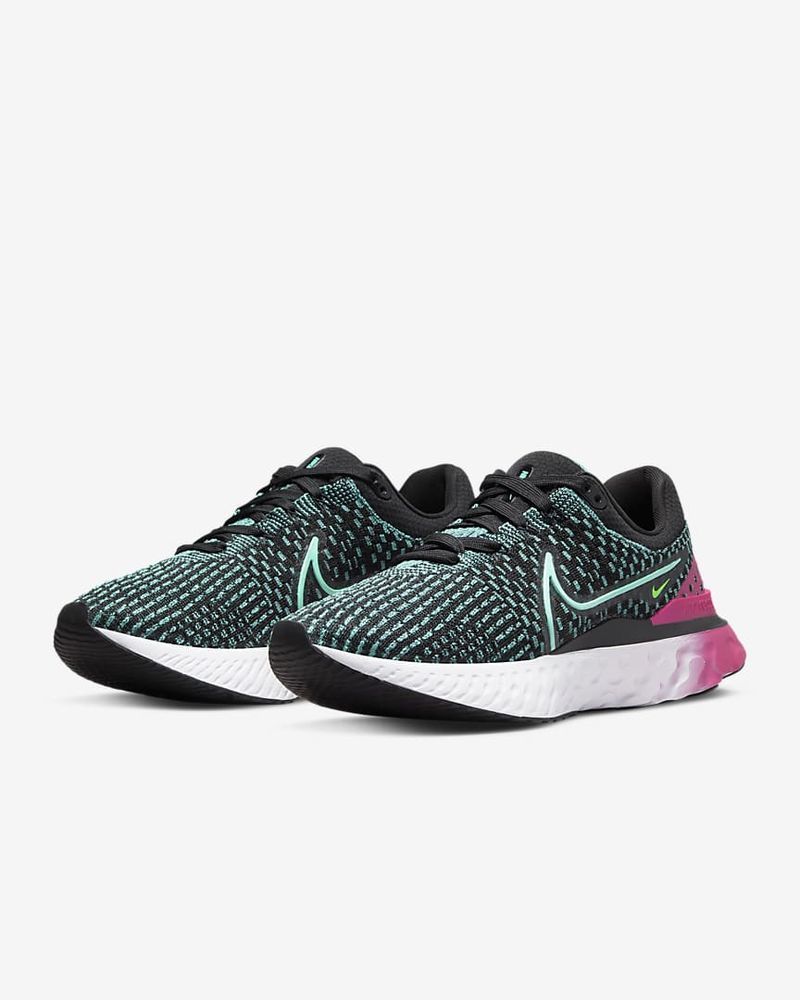 Chaussures de running Nike React Infinity Run 3 Noir & Rose pour femme