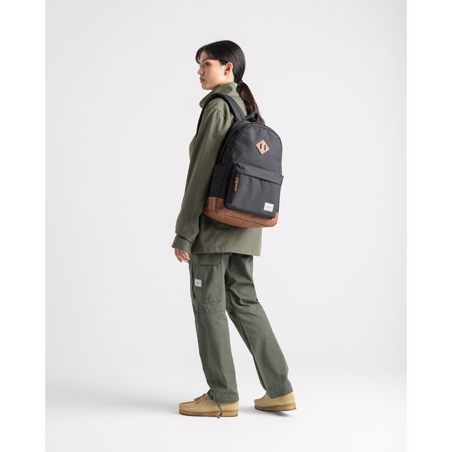 Herschel Supply Co. Heritage Backpack ivy green/chicory coffee