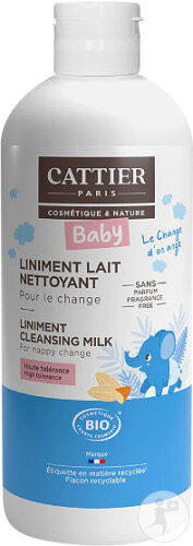 Cattier Liniment Lait Nettoyant Pour Le Change Bio Flacon 200ml