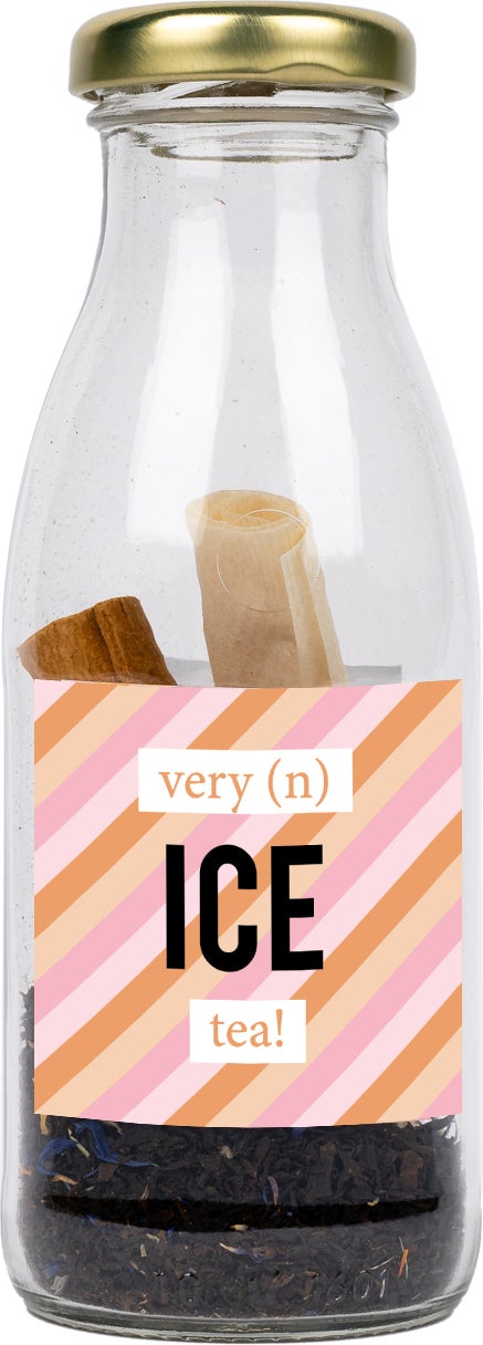 Losse ijsthee in fles 'very (n)ice tea'