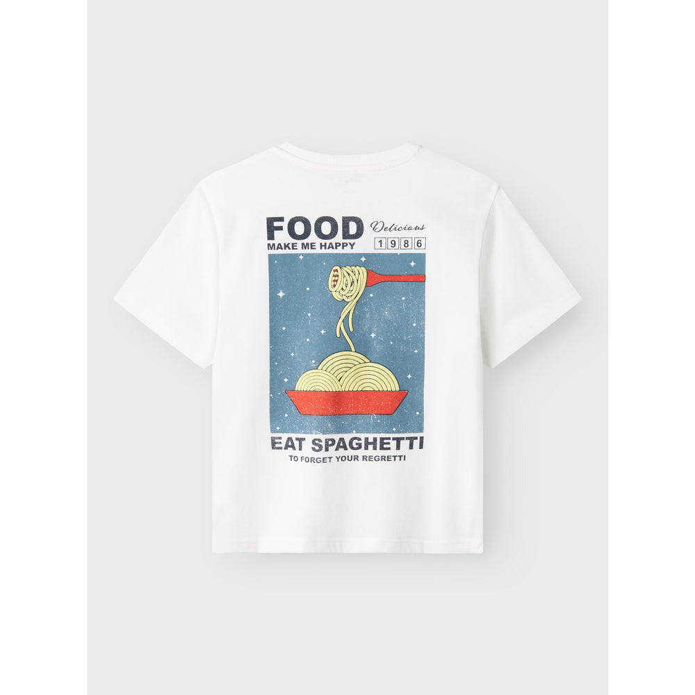 Køb Name It Bright White Spaghetti Fonnot Regular T-Shirt
