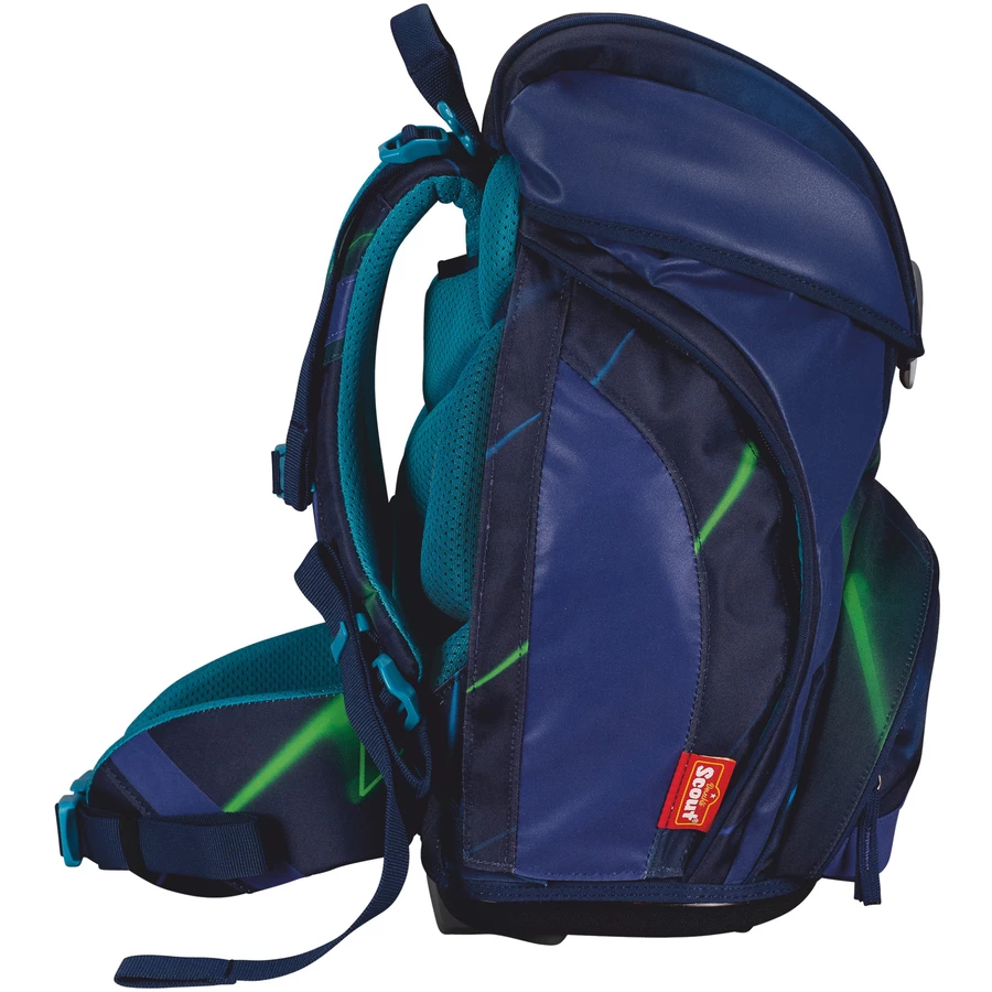 Scout Alpha Exklusiv Superflash - Schulranzen Set 4tlg. City Lights