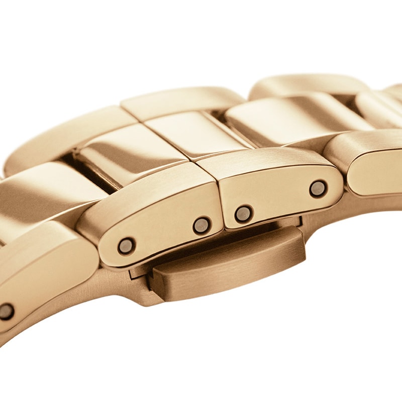Montre à quartz - Acier inoxydable doré - Homme
