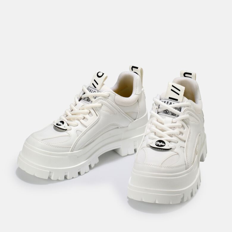 Aspha HYB Men chaussures à lacets véganes, blanc