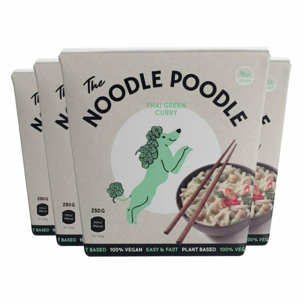4x The Noodle Poodle Thai Green Curry250 gr