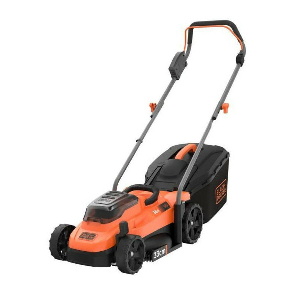 Tondeuse sans fil black & decker bcmw3336l1-qw - 36v - 33 cm - 2,5ah - 1 batterie - 1 chargeur - 1 obturateur mulching