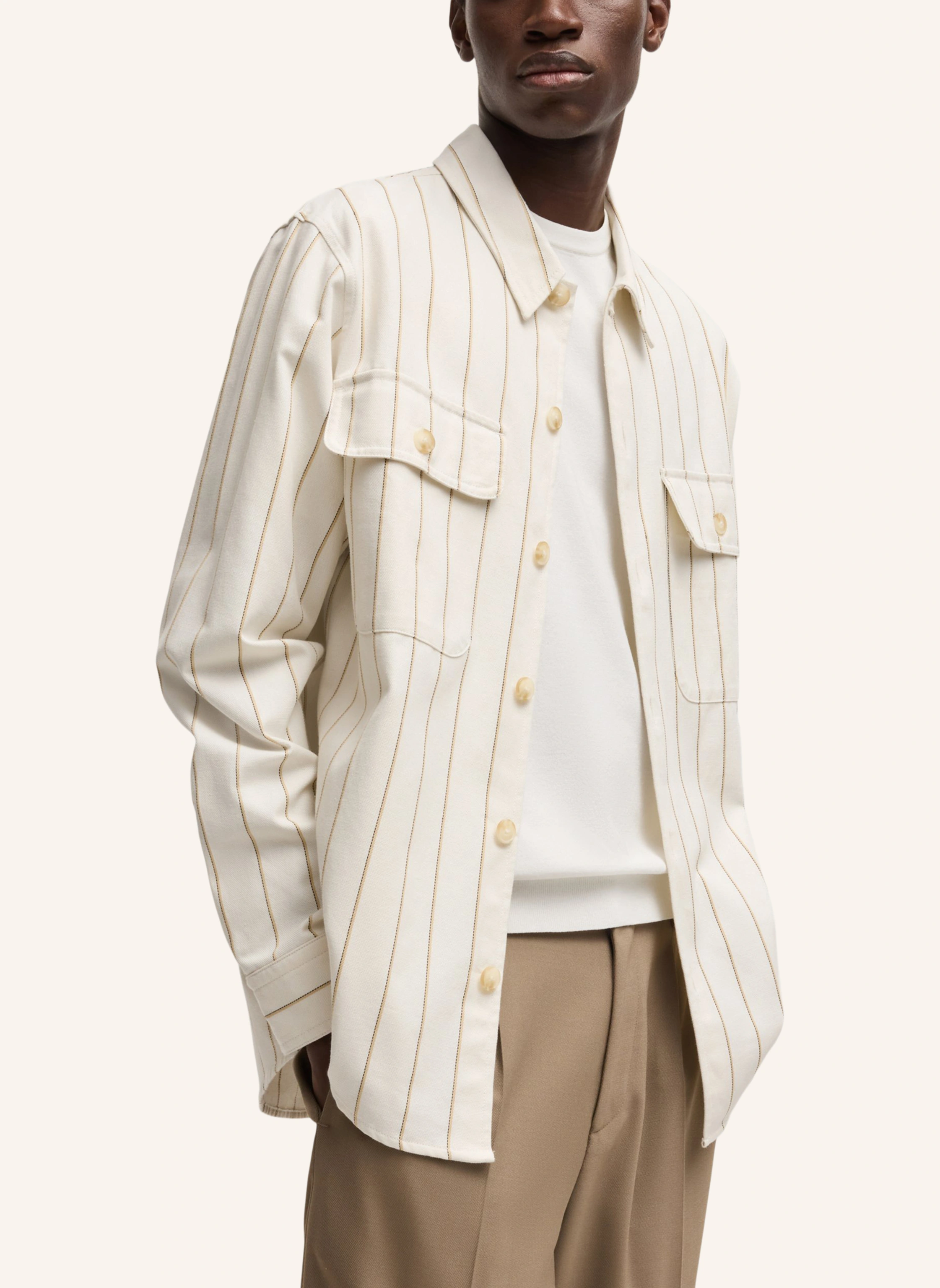 HUGO Casual Hemd ERNIUS Oversize Fit