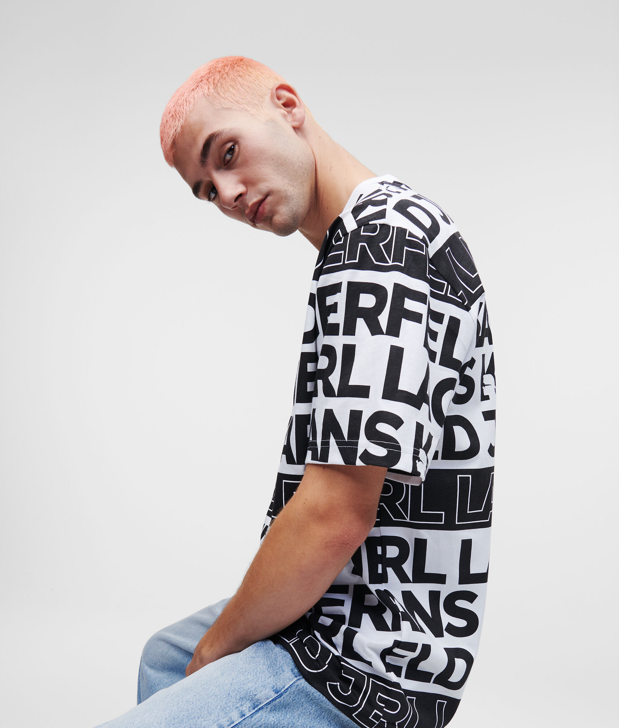T-SHIRT LOGO KLJ FAÇON ALL-OVER