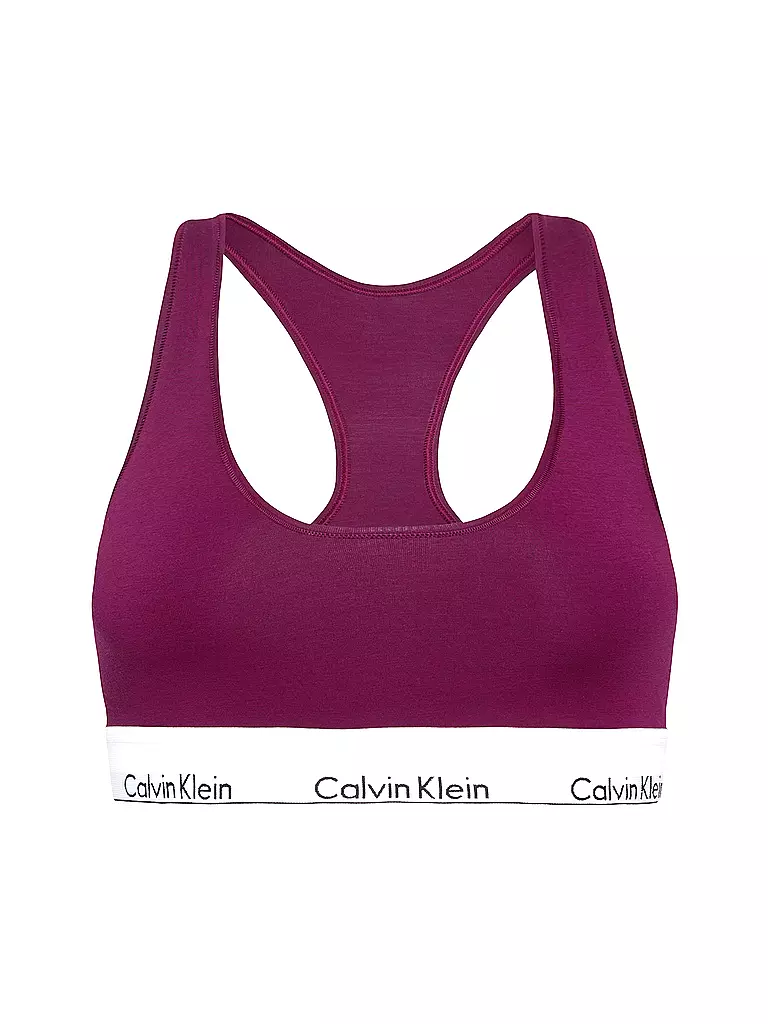 CALVIN KLEIN Bralette - Bustier MODERN COTTON purple beere