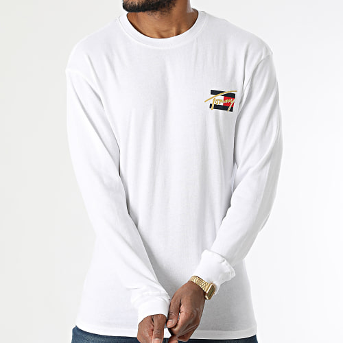 Tee Shirt Manches Longues Vintage 1611 Blanc