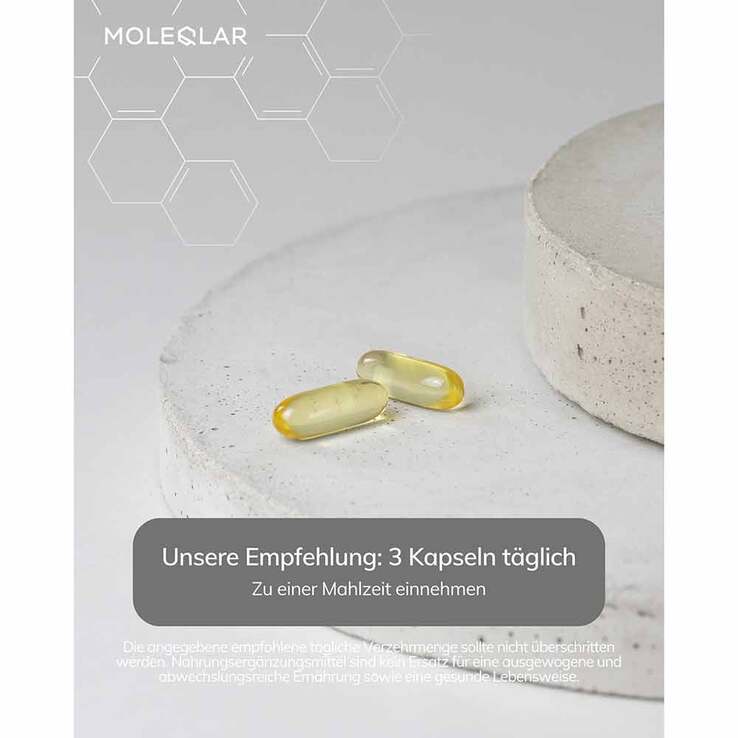 Moleqlar Qmega high Dose Omega-3 Kapseln, 90 St