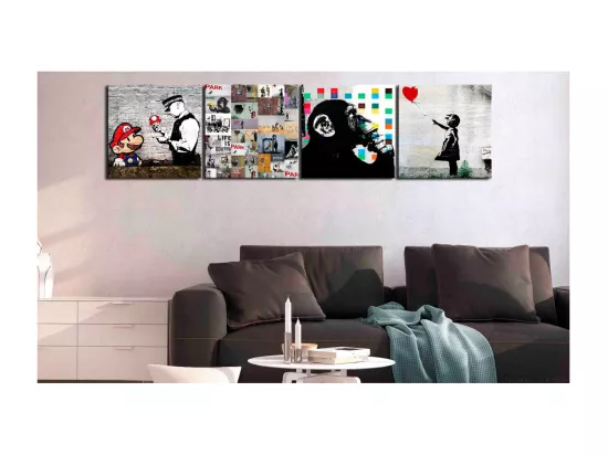 Tableau Imprimé 4 Panneaux 