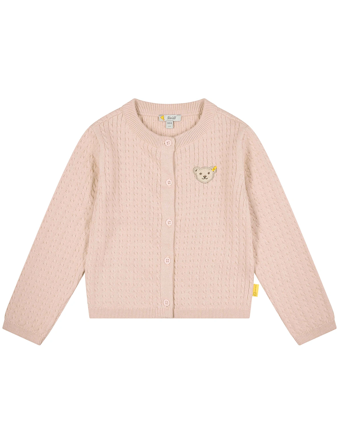 Strickjacke TEDDY in seashell pink