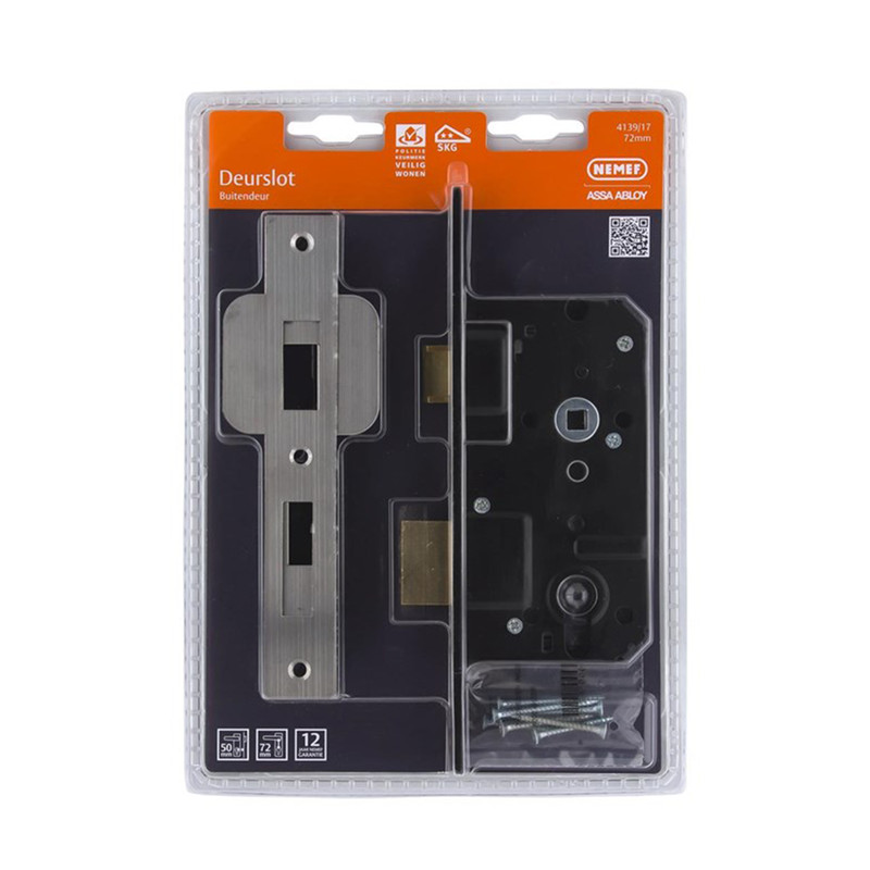 Nemef veiligheids cilinderslot SKG** 4139/17-50 PC72