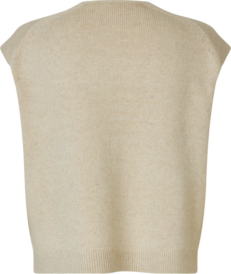 Second Female Camra Knit Vest Summer sand
