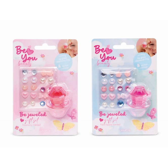 Lipgloss und Ohrsticker Set - 1 Stück