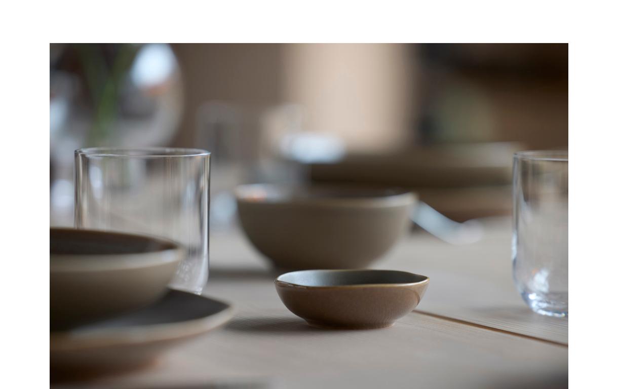 Saucenschale Shoku 9 cm, 6 Stück, BraunSchalen-Set aus Steinzeug