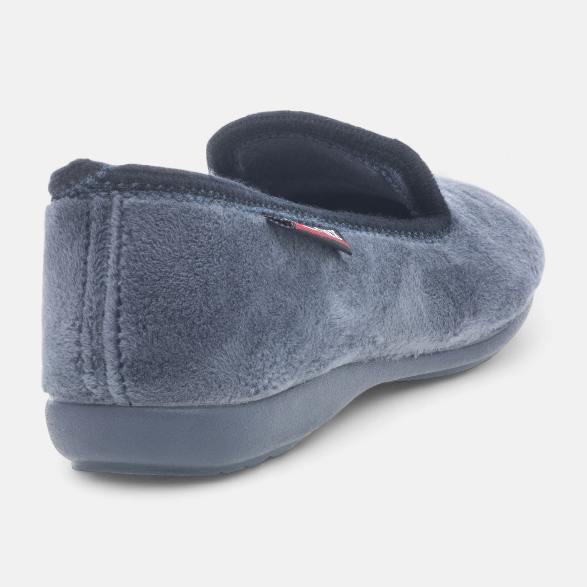 Pantoufles pieds sensibles Femme bleu marine