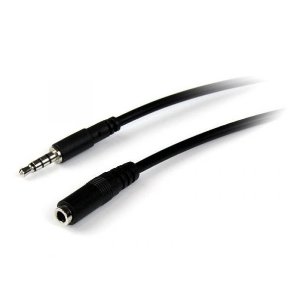 Startech Cabo Alargador de Auriculares Minijack Macho/Fêmea 1m - MUHSMF1M