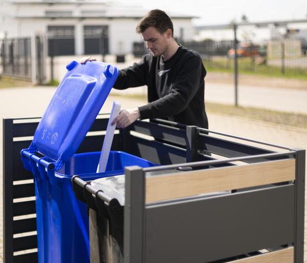 Westmann Mülltonnenverkleidung Planum 2er