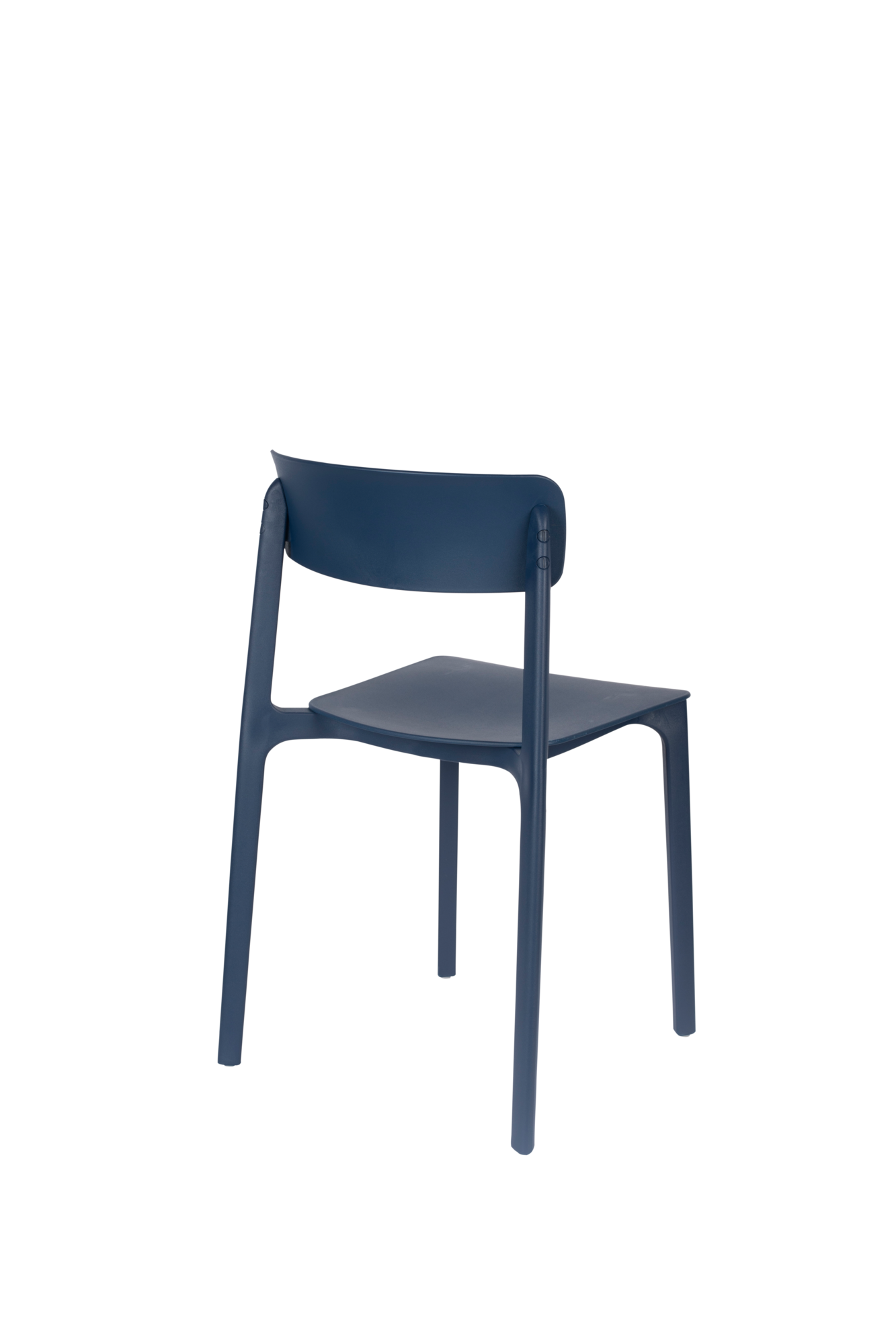 Eetkamerstoel Clive donkerblauw  (set van 4)