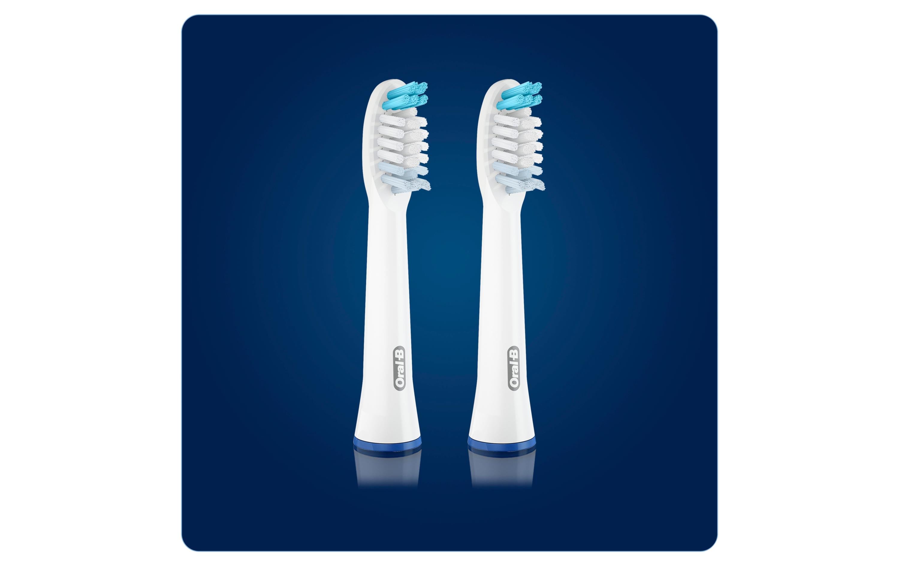 Zahnbürstenkopf Pulsonic Clean 2 StückErsatzbürsten für Oral-B Pulsonic Schallzahnbürsten