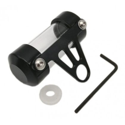 Porte assurance Brazoline cylindrique aluminium noir 70 mm Universel - Noir