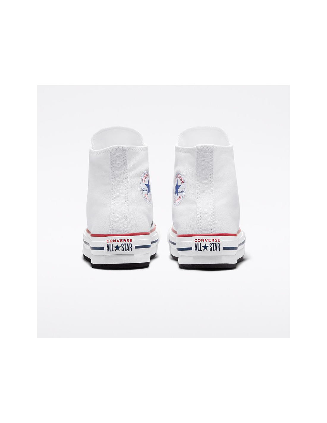 converse sneakers compensées montantes femme eva lift hi blanc