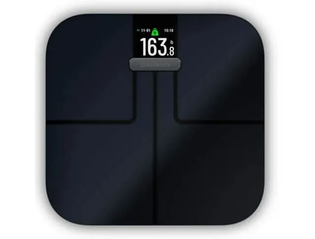Garmin Index S2 Smart Scale, Intl, Black, 1 pack Black-Black