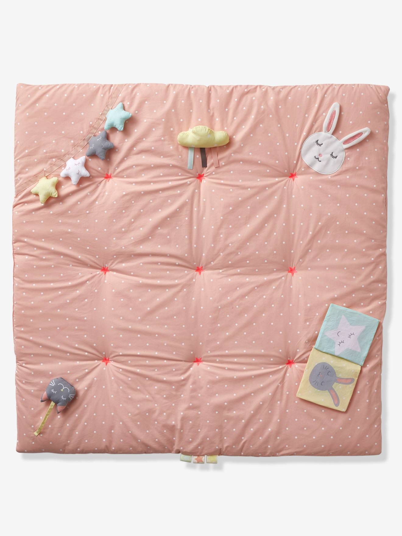 Tapete de atividades Sweet Fun, estampa rosa