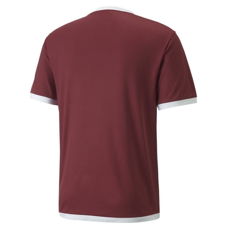 PUMA T-shirt d'Entraînement teamLIGA - Bordeau/Blanc