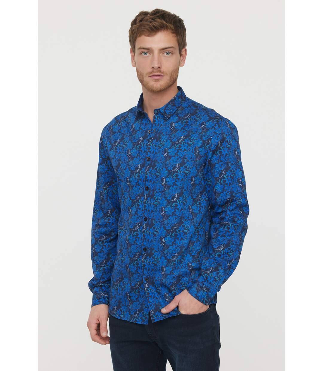 Chemise manches longues coton regular DYLAN