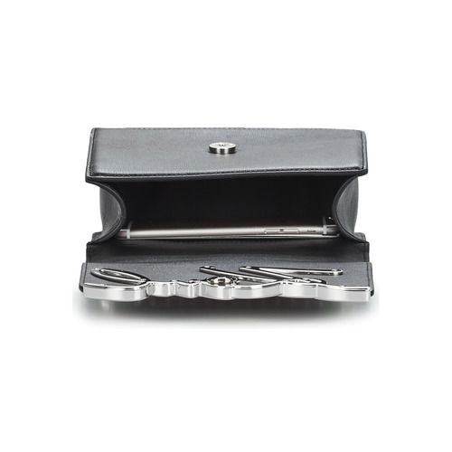 Karl Lagerfeld - K/SIGNATURE SM SHOULDERBAG Negro / Plata