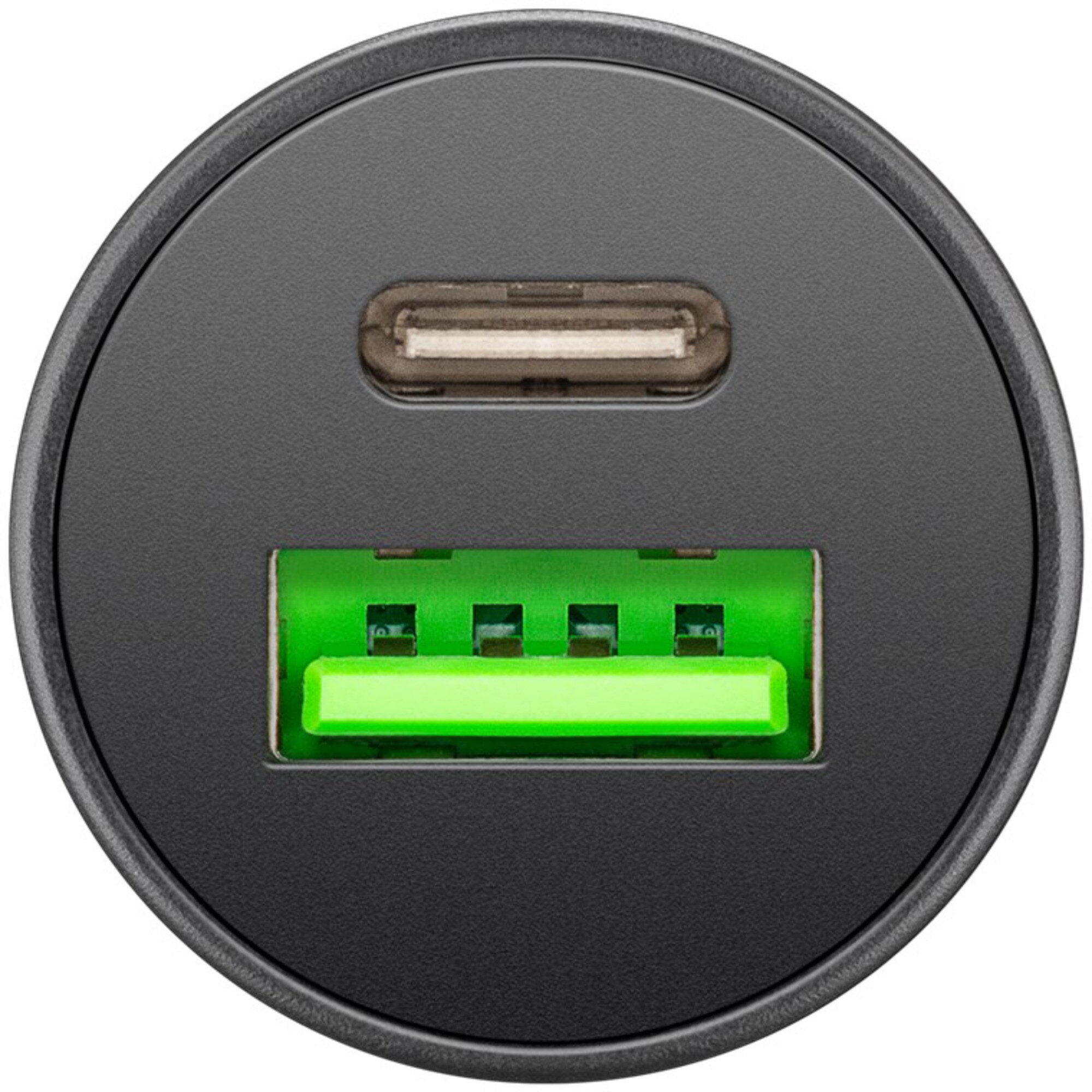 goobay Ladegerät Dual-USB Auto-Schnellladegerät 45 Watt, PD