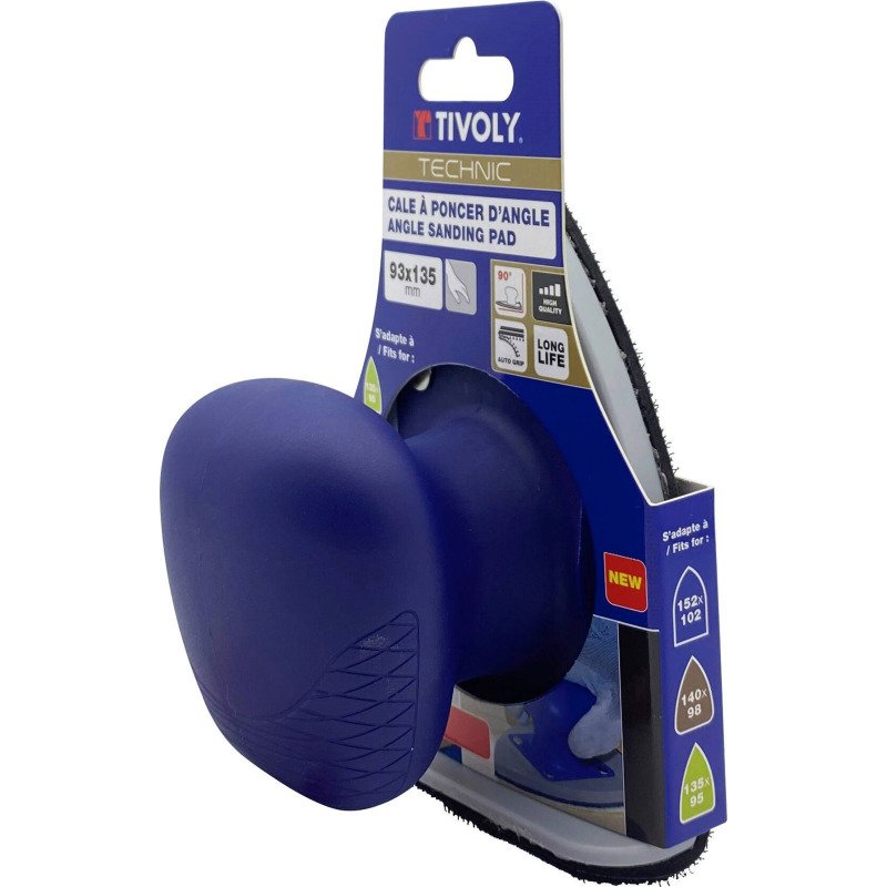 Cale à poncer d'angle Tivoly Technic 93 x 135 mm